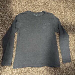 Travis Matthew Long Sleeve Men’s Pocket Tee Dark Grey Size Large